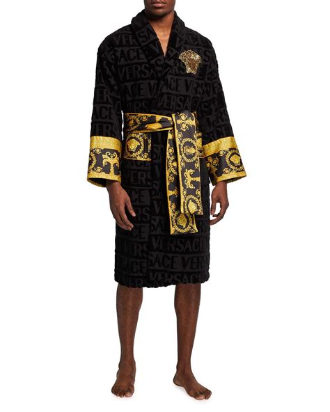 versace male robe|versace robe for men sale.